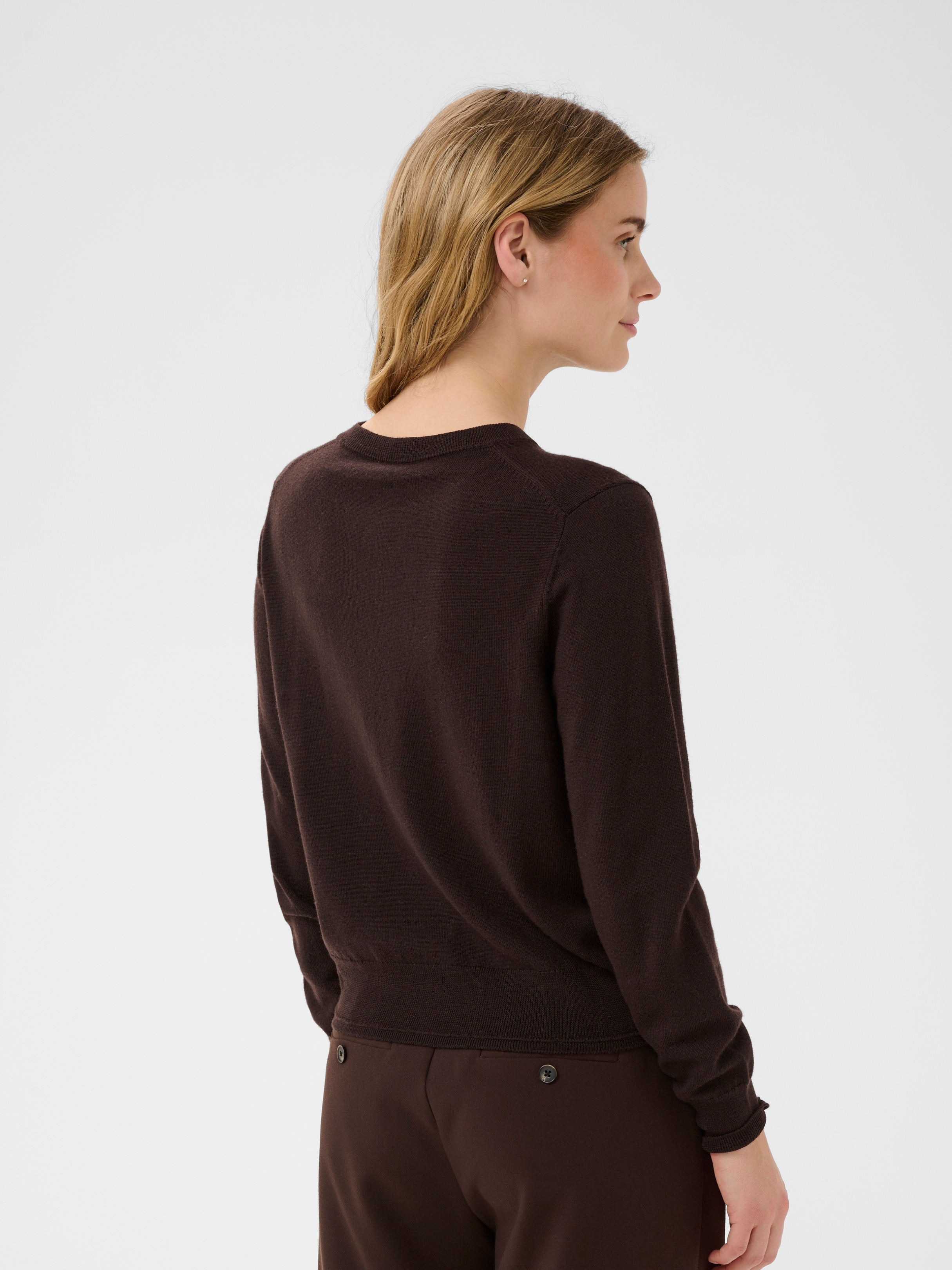 Noelani PW Cardigan, Brown