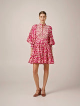 Cotton Slub Mini Dress, Poppy Meadow
