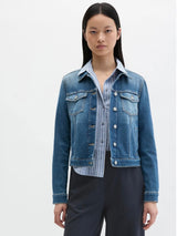 Denim Jacket, button closure, long sleeves