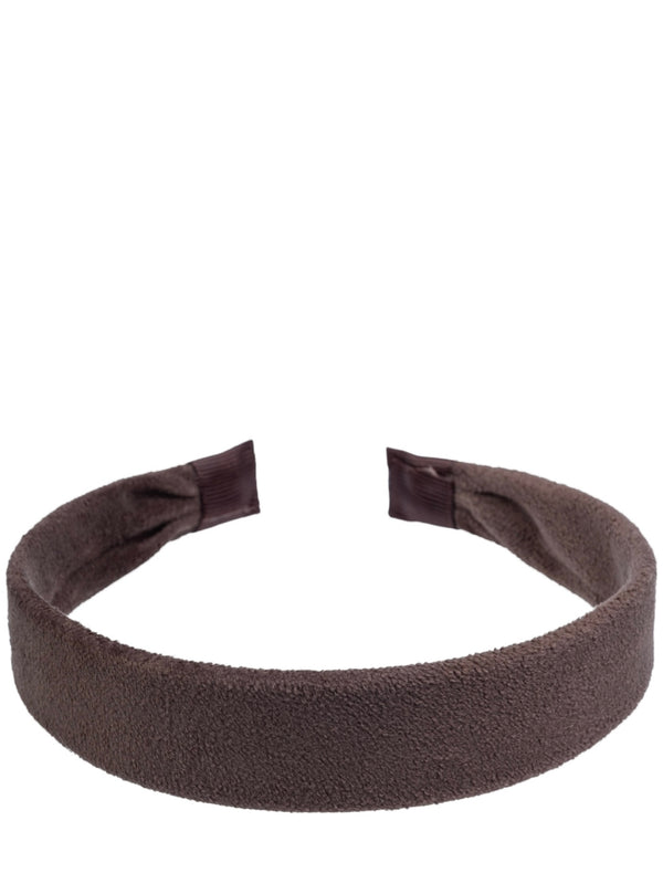 Velvet Hair Band, Chocolate Brown