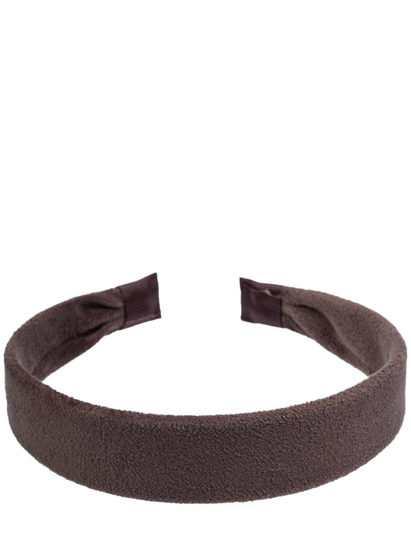 Velvet Hair Band, Chocolate Brown