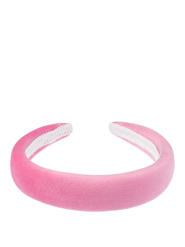 Velvet Hair Band Broad, Bubblegum Pink