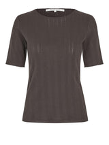 Rosia SS Tee, Dark Brown