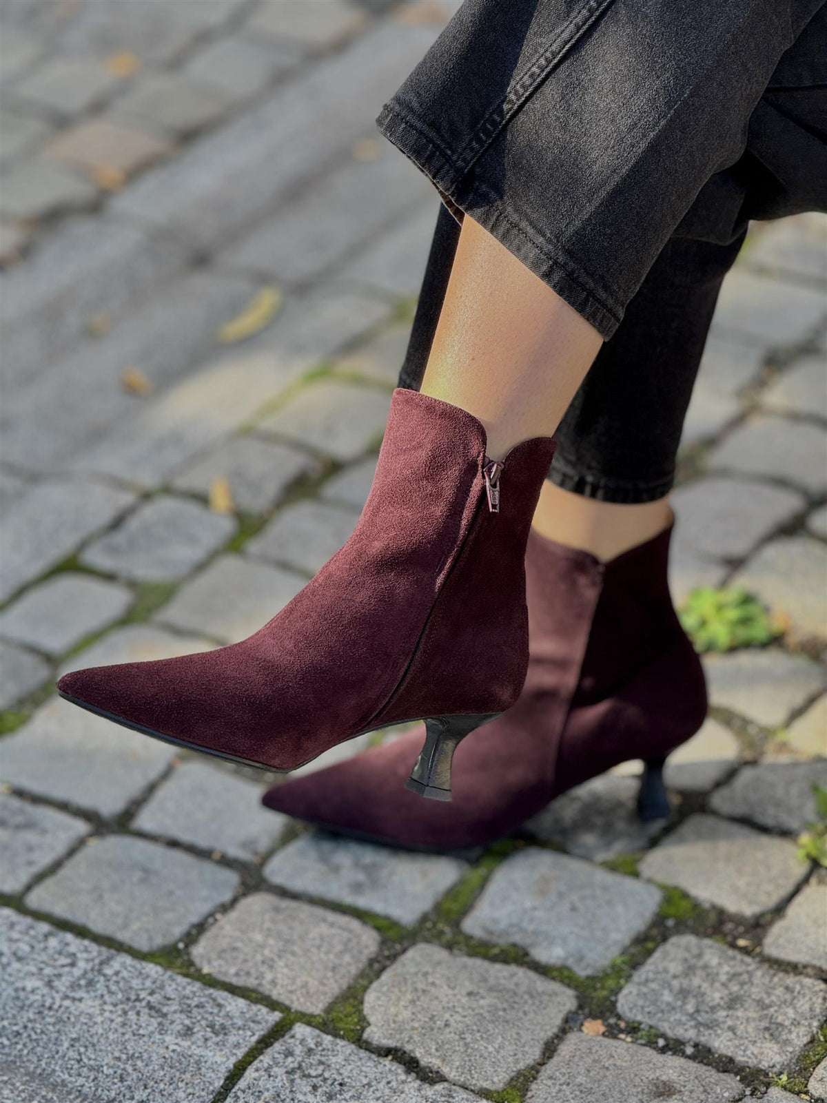 Mulberry Babysilk Suede 558, Burgunder