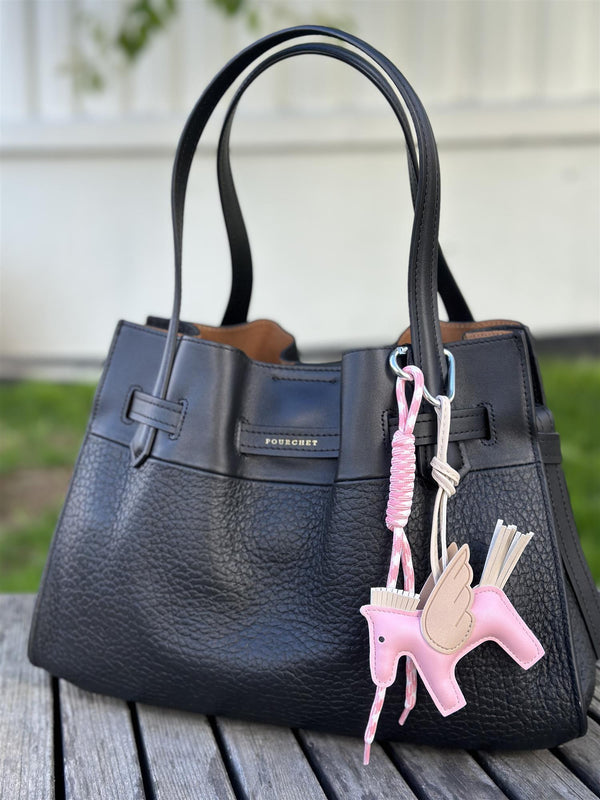 Bag Charm, Rose Fancy Horse
