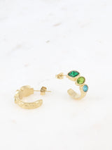 Hoop earring, Green