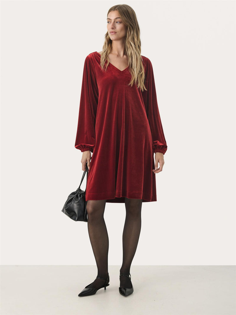 Madi PW Dress, Red