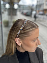 Crystal Hair Band, Taupe