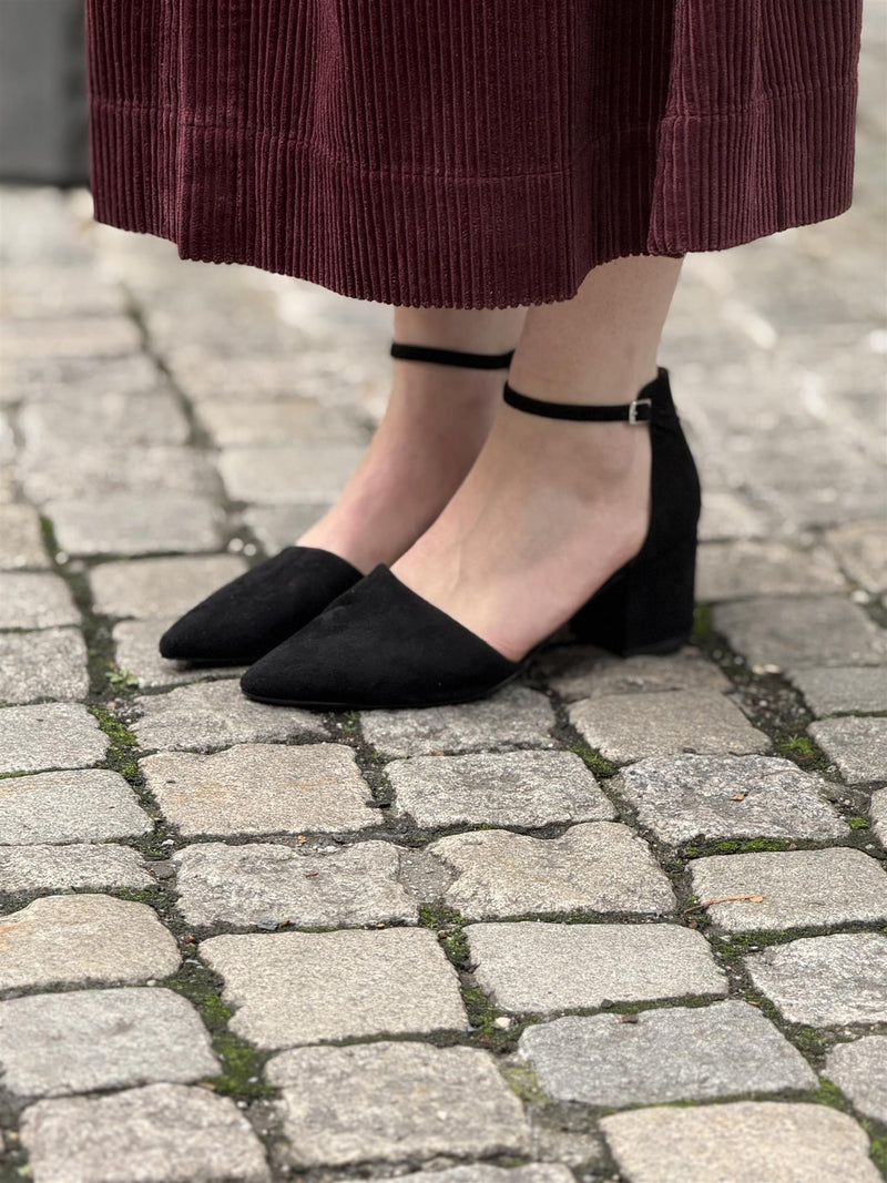 BIADEVIVED Pump Micro Suede, Black