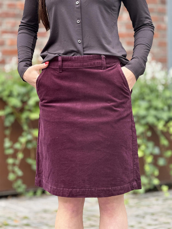 Nadia Skirt, Wineberry