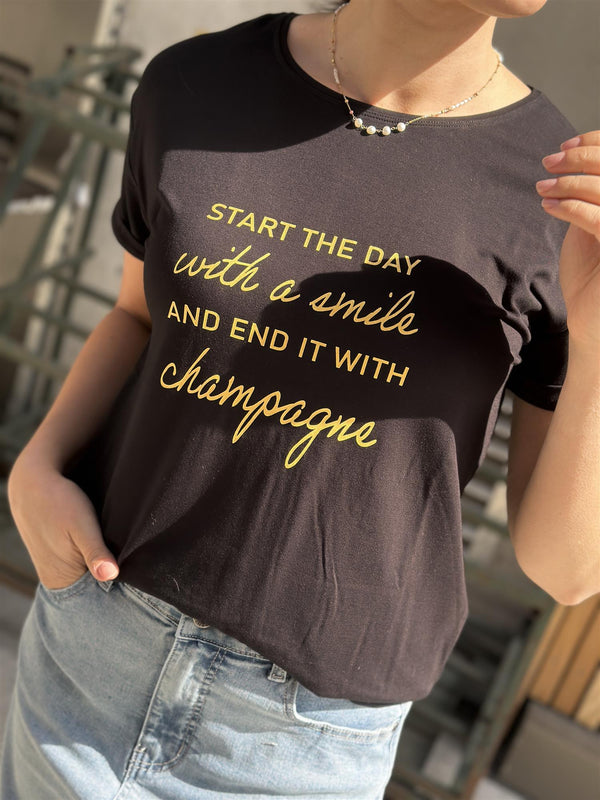 Aoife - T-Shirt, Black