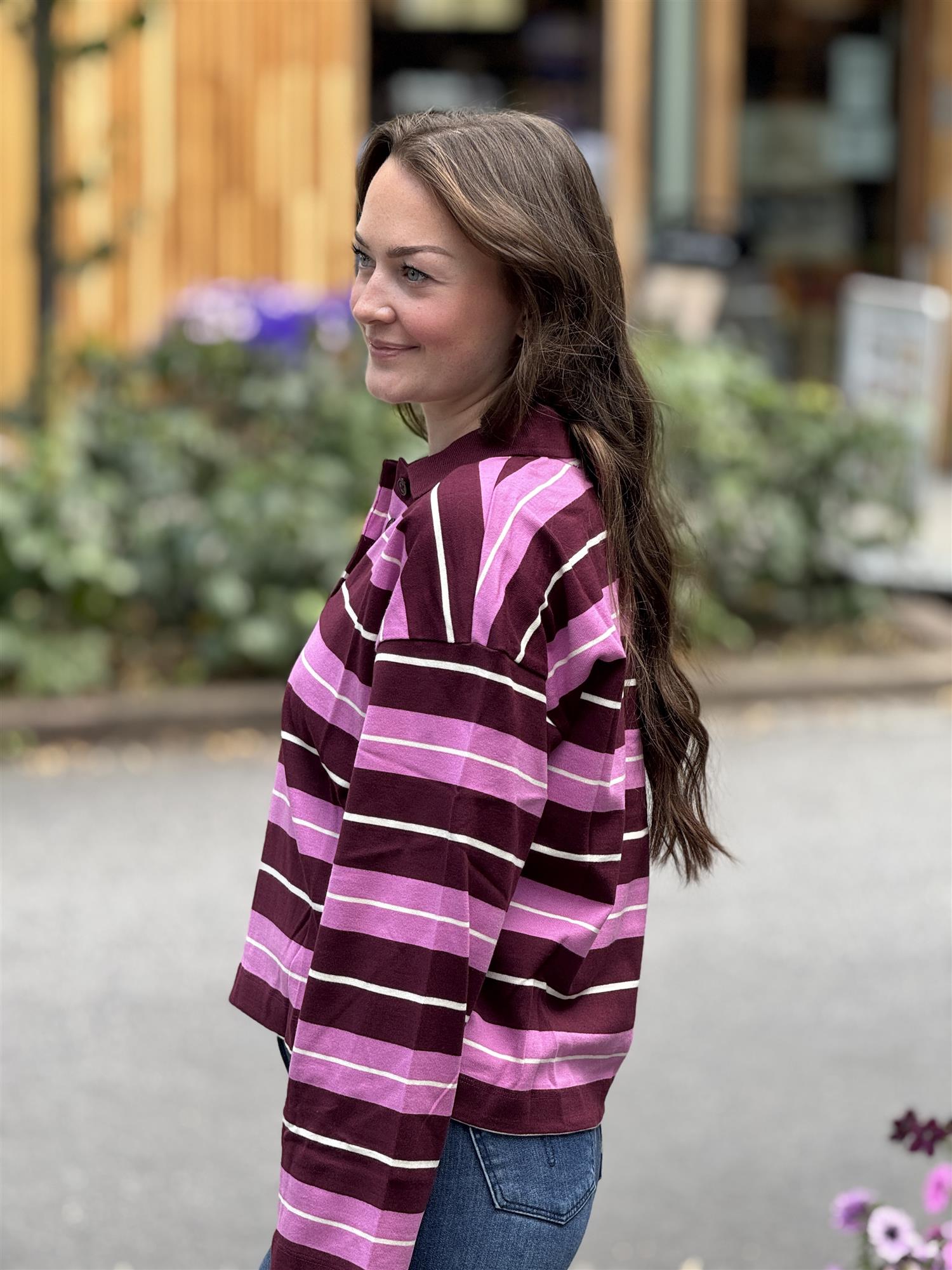 Alise Pullover, Burgunder