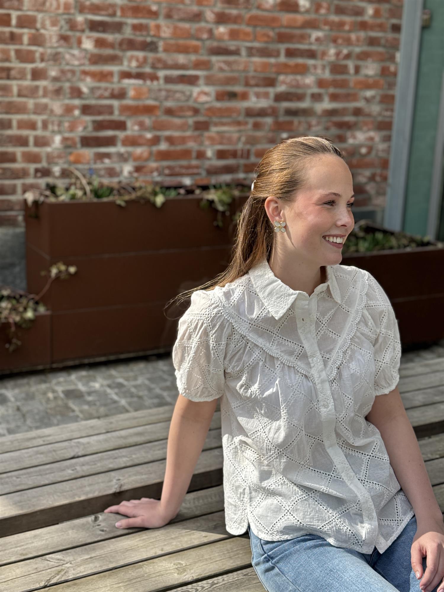 LR-ROW 2 Shirt, White