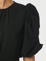 Kikka Glitz Dress, Black