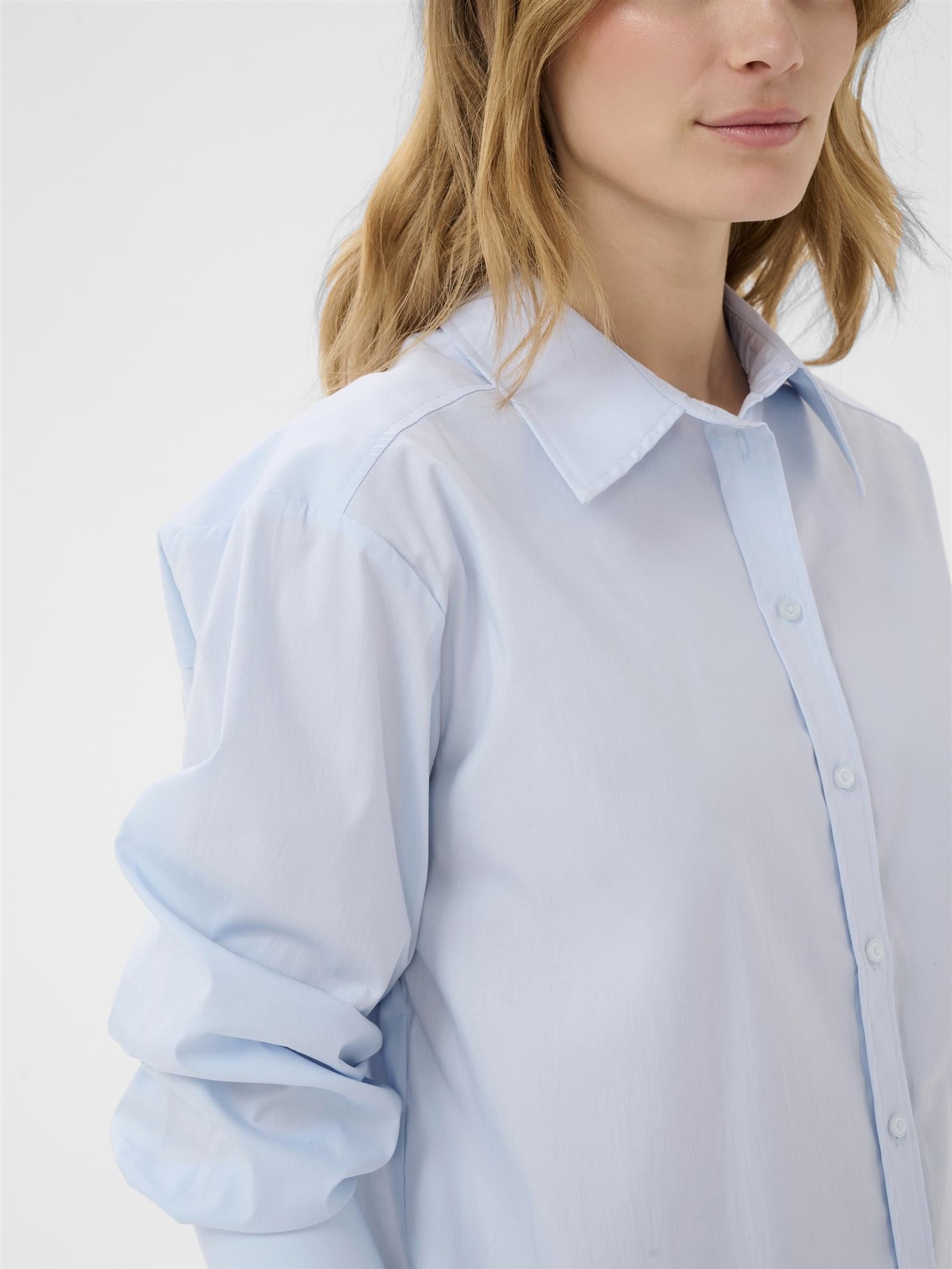 Zayna PW Shirt, Light Blue