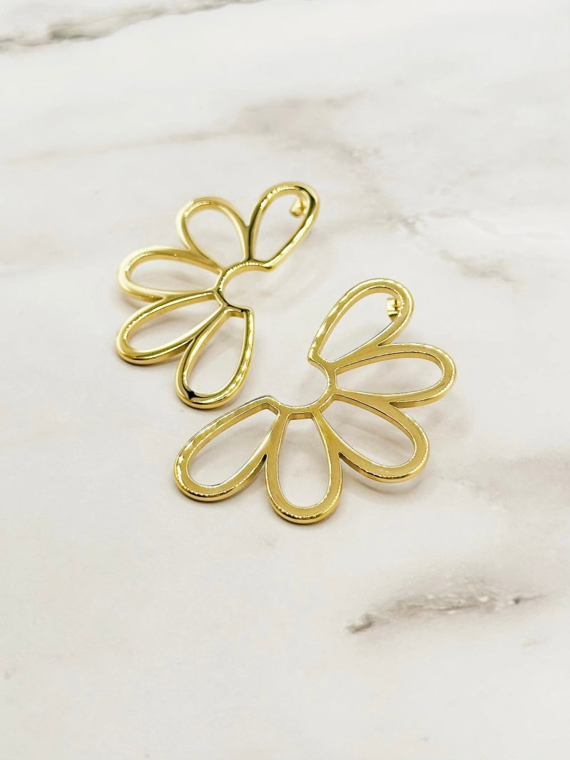 Hoops earring, Gold