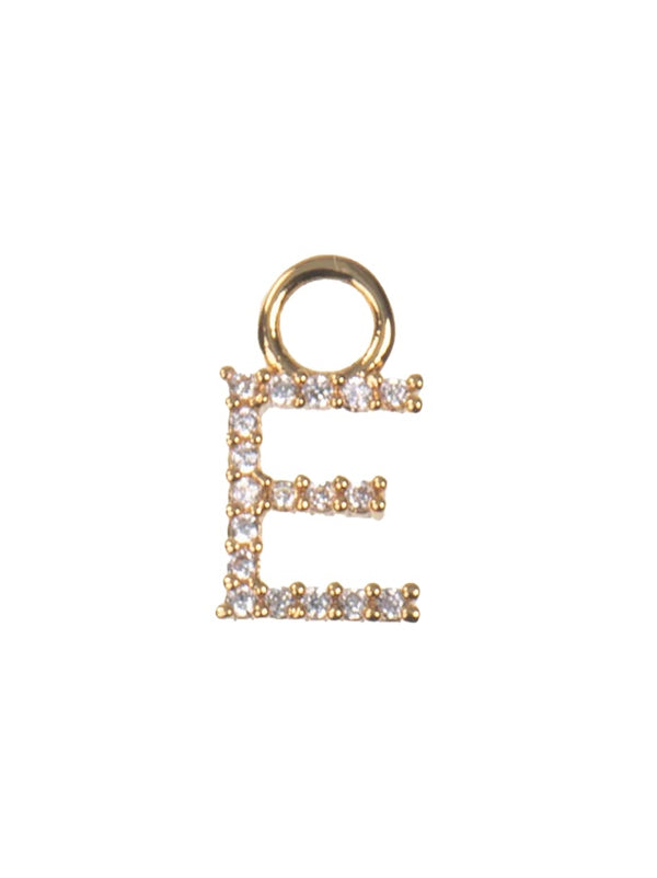 Emilia Letter Charm, E