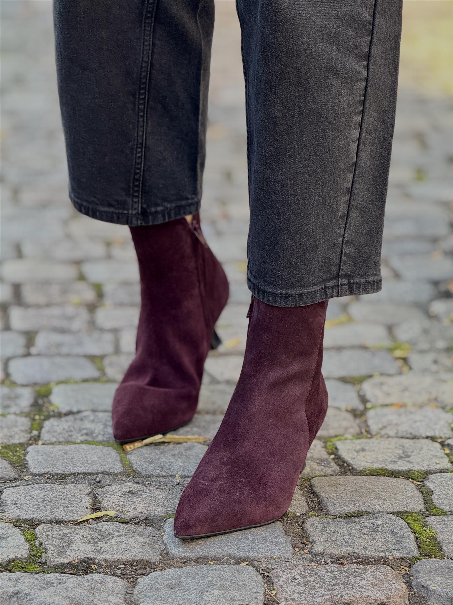 Mulberry Babysilk Suede 558, Burgunder