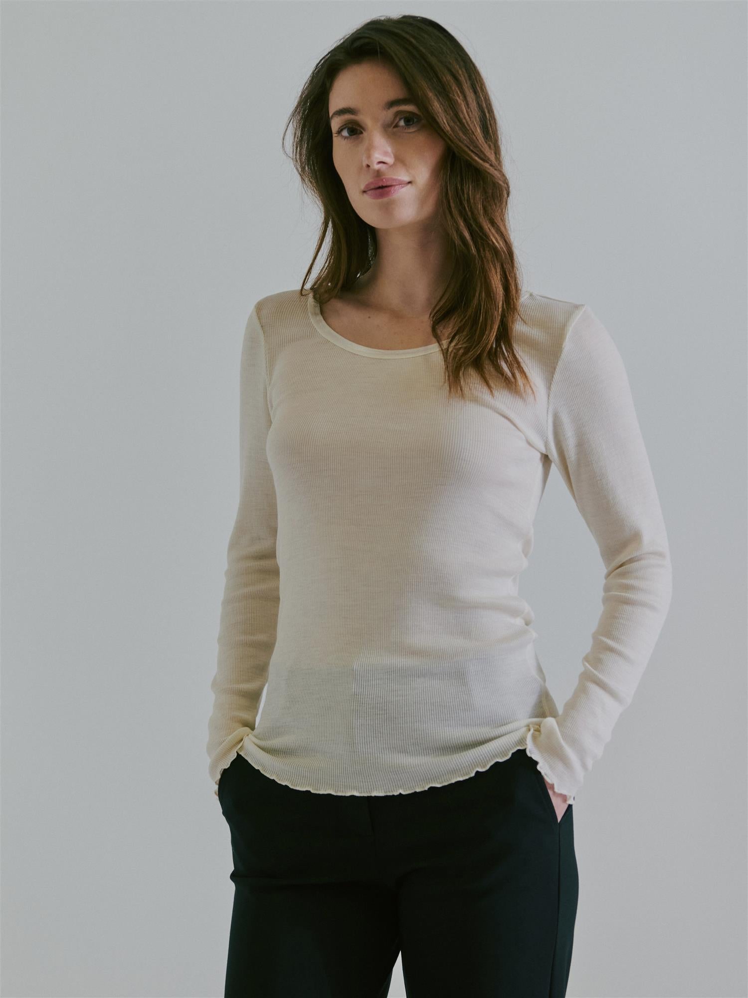 Amber T-shirt, Ivory