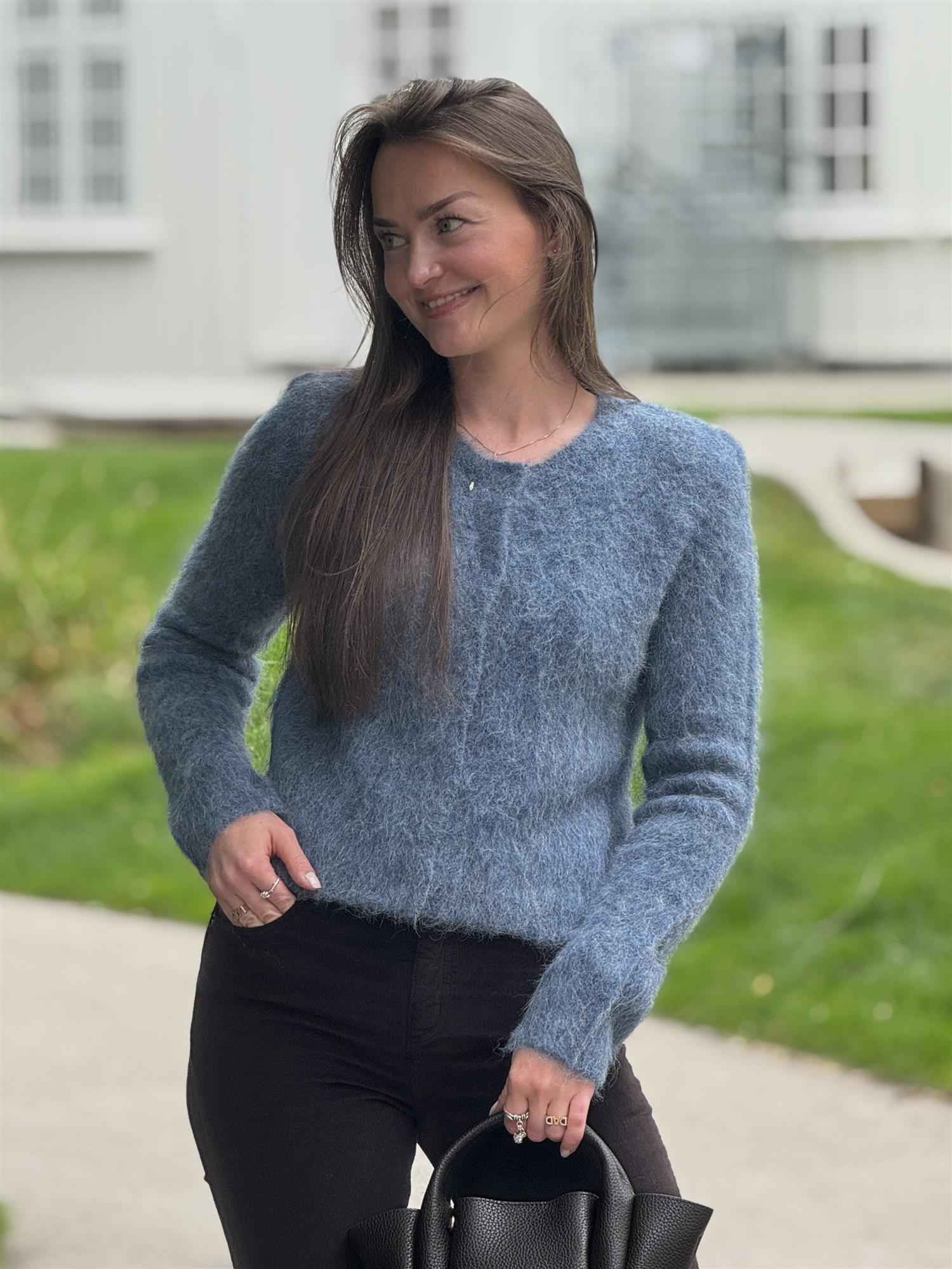 Hairy Knit Jacket