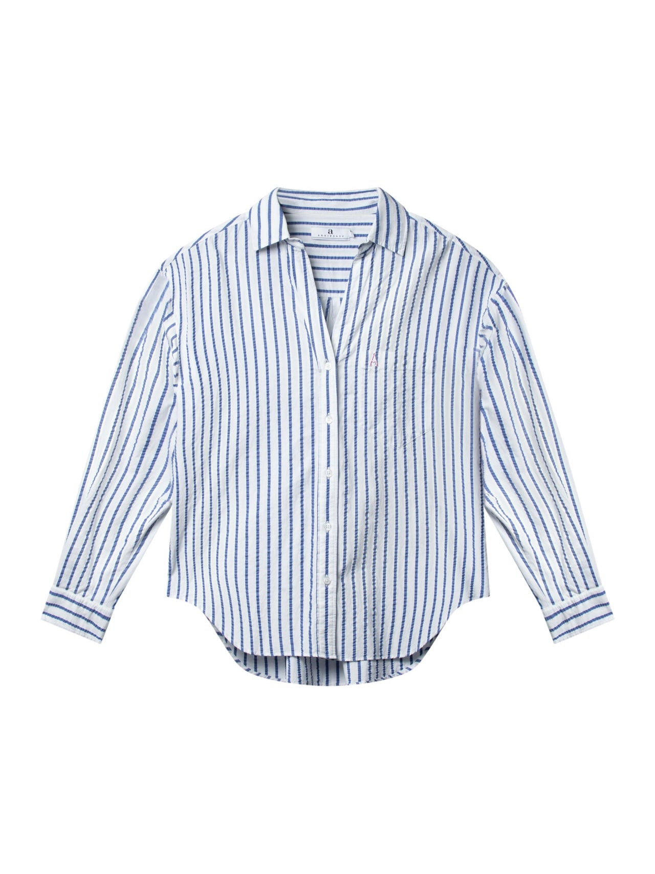 Venice Seersucker Butcher Stripe