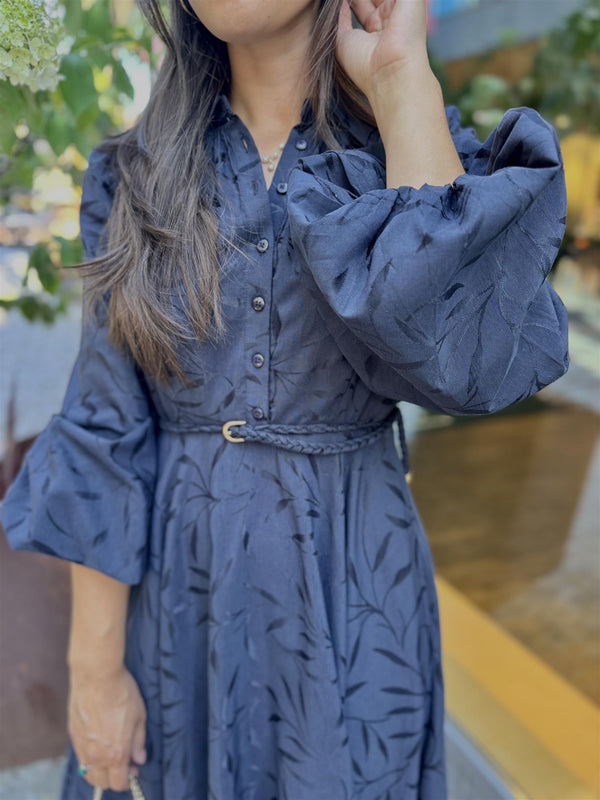 Jacquard Midi Dress