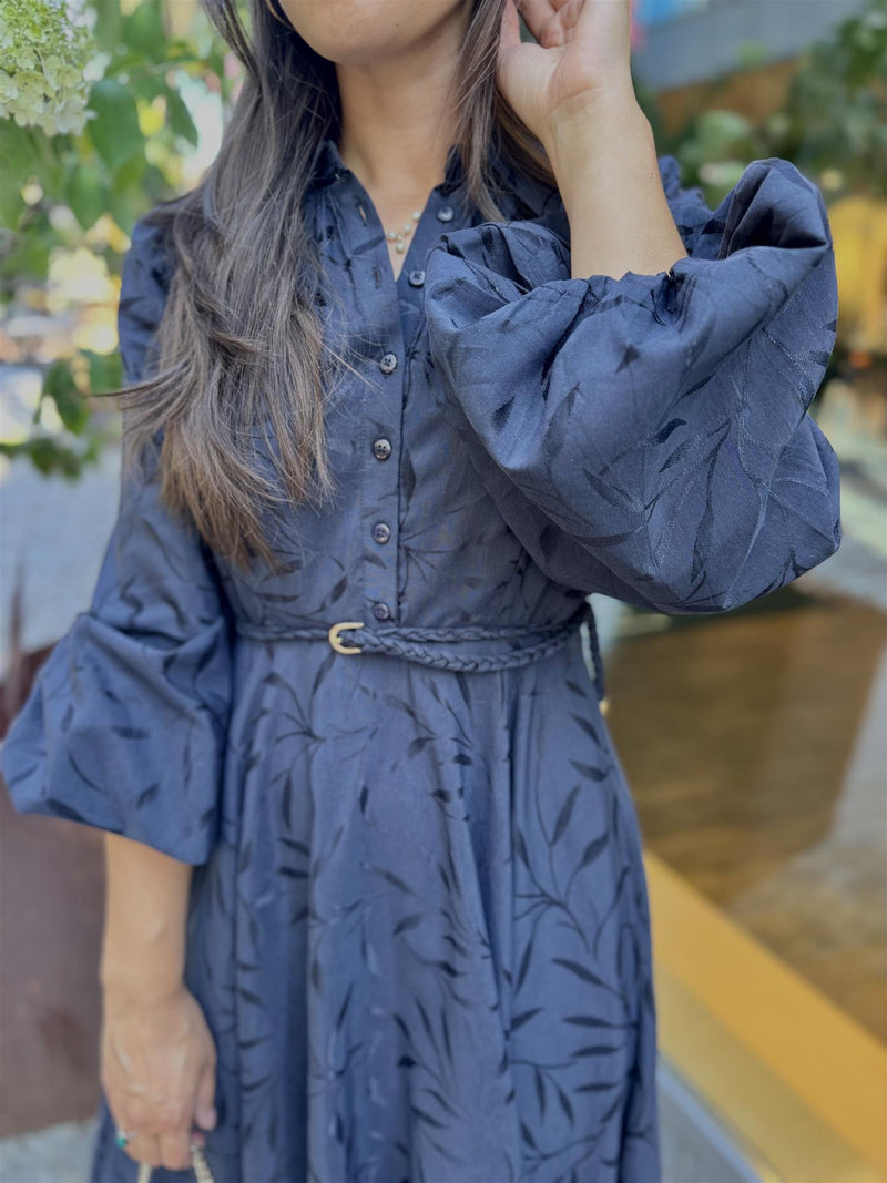 Jacquard Midi Dress