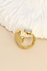 Ring, Natural white stone