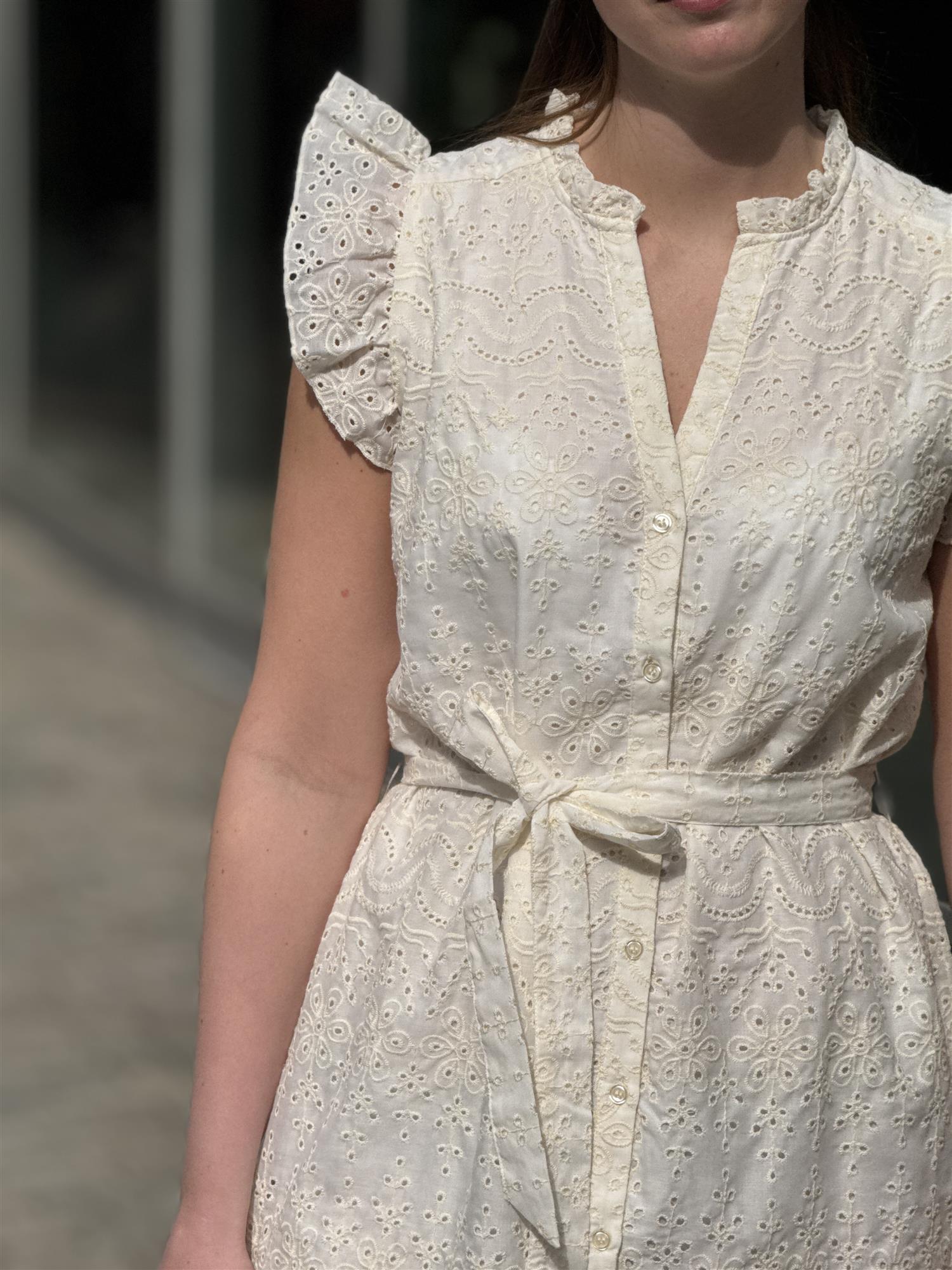 LR-ROSALINA 3 Dress, White