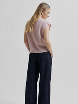 Camryn Knit Vest, Rose