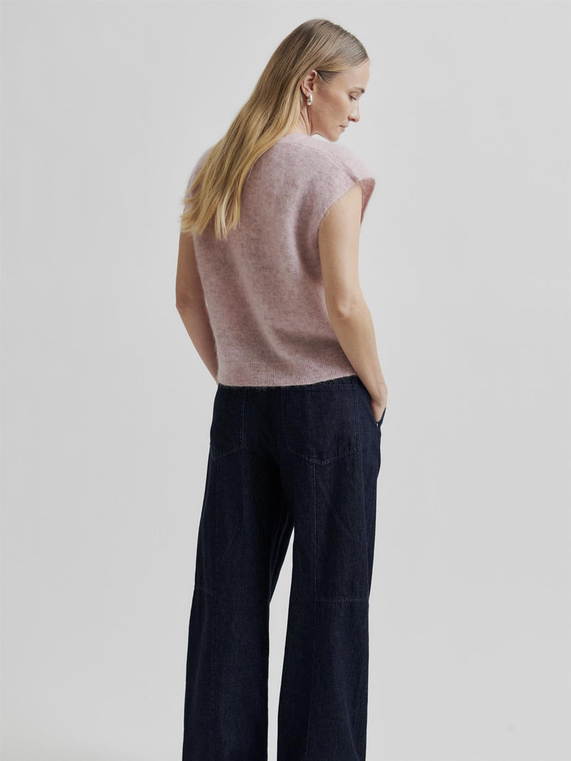 Camryn Knit Vest, Rose