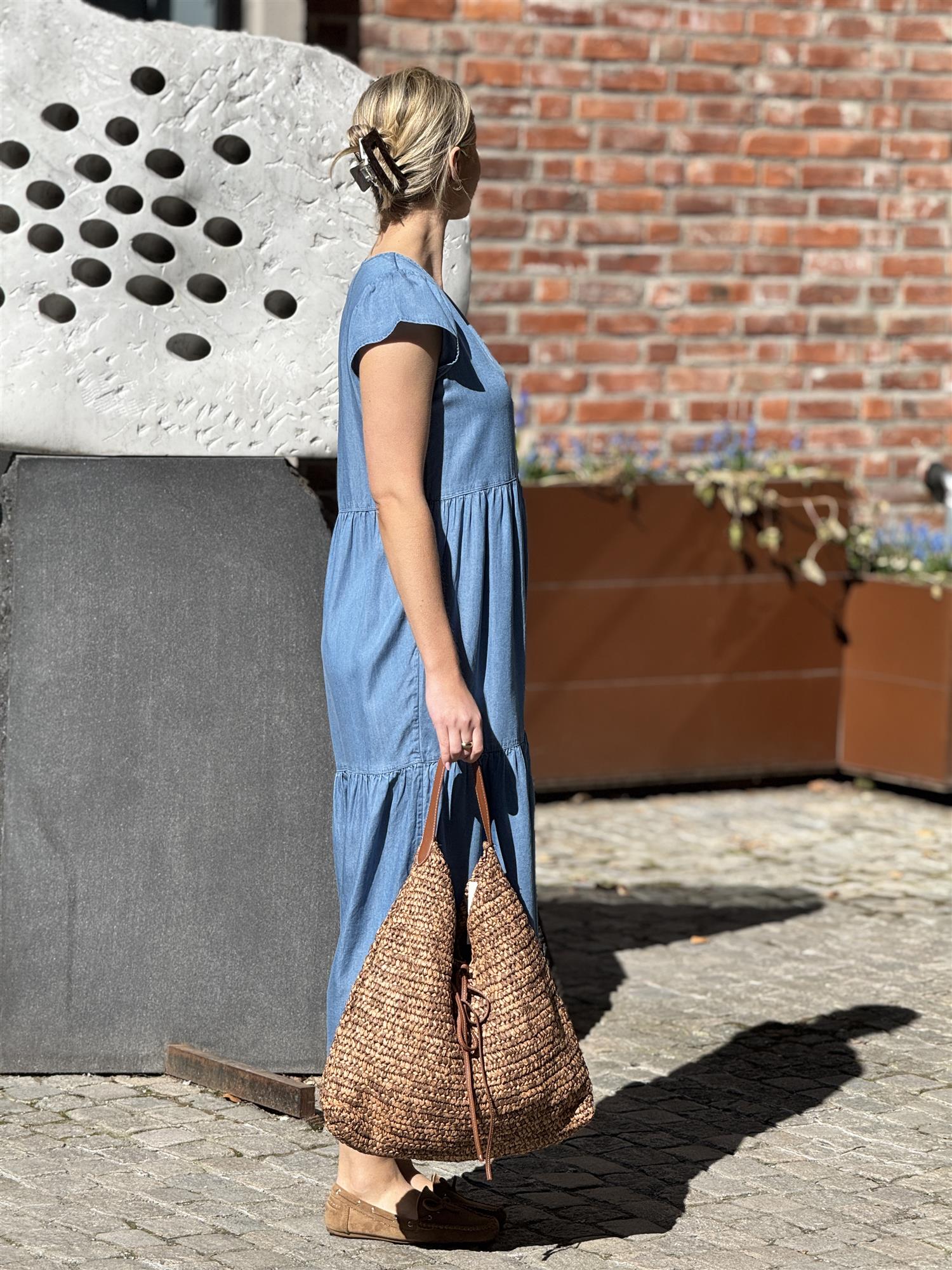LR-RORA 3 Dress, Denim Blue