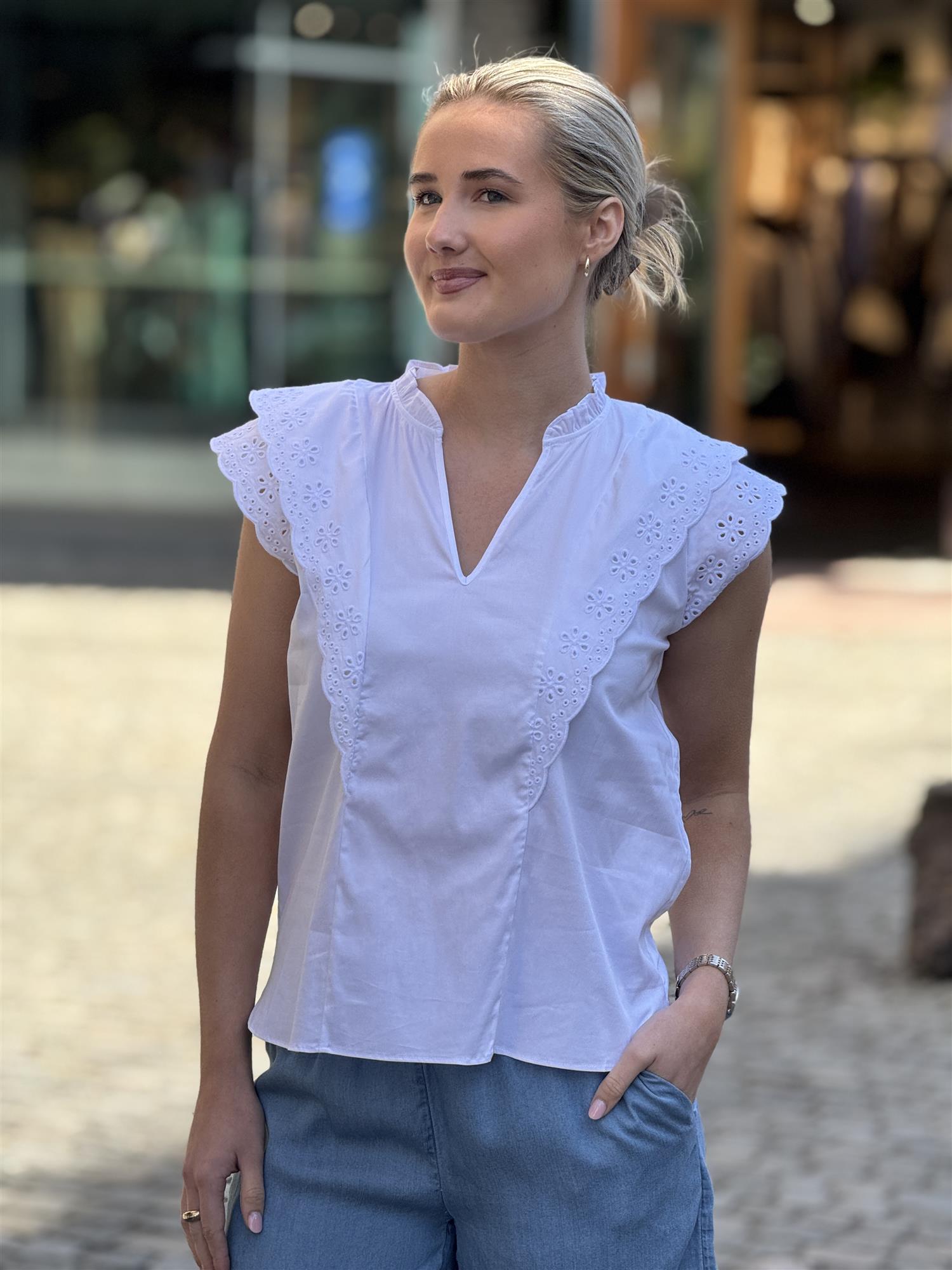 LR-ISLA SOLID 140 Top, White