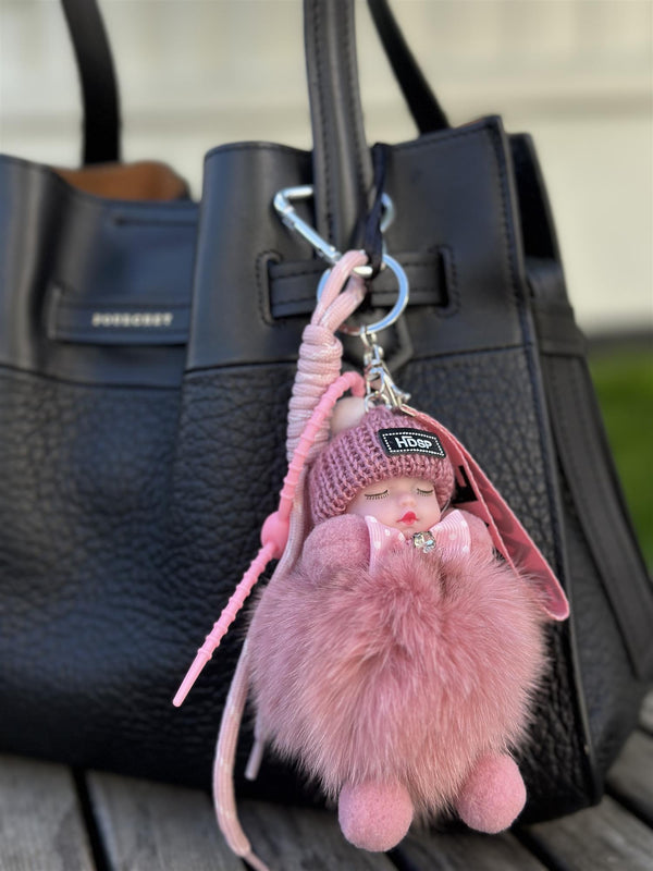 Bag Charm, Pink Babyface