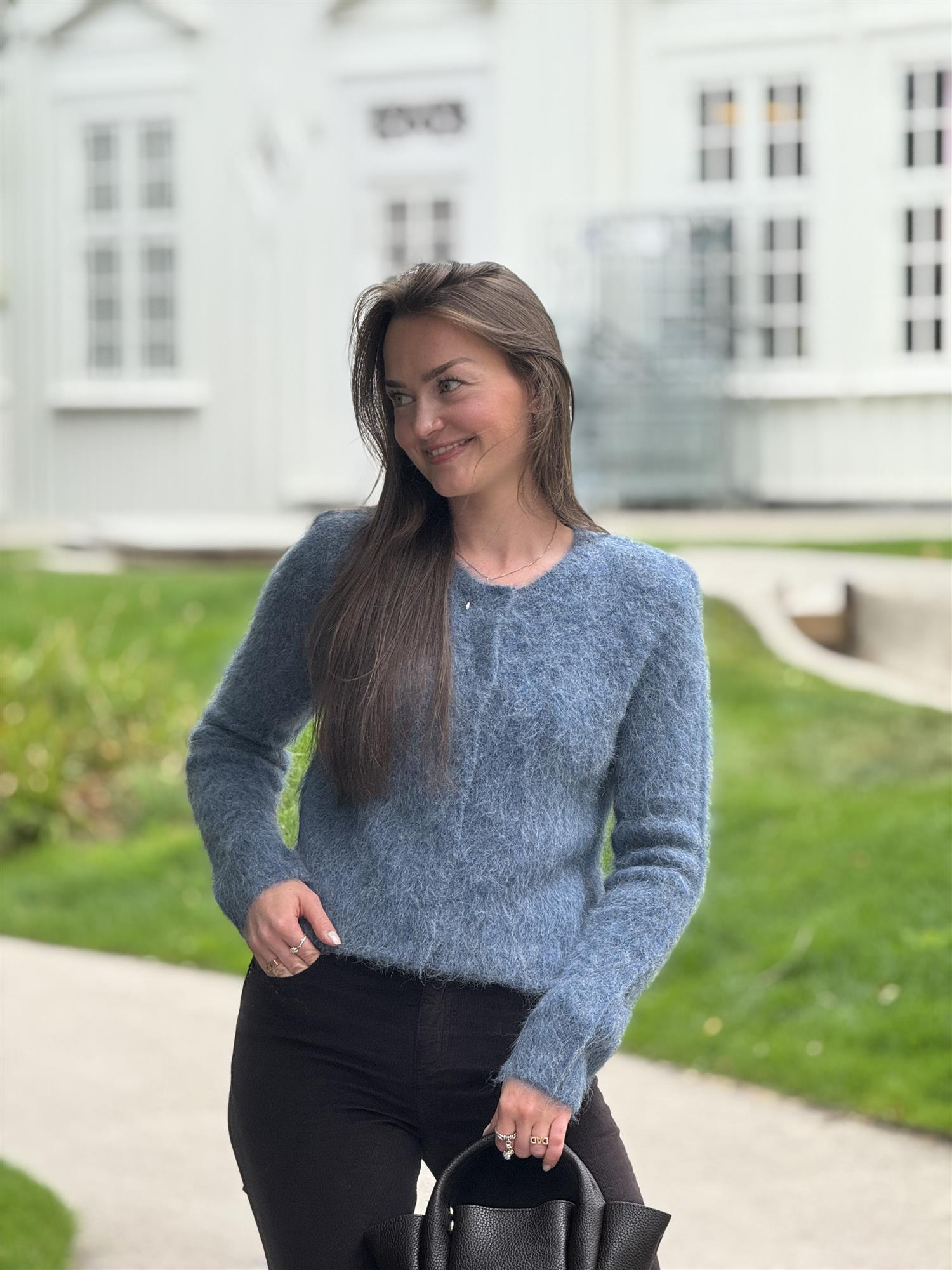 Hairy Knit Jacket