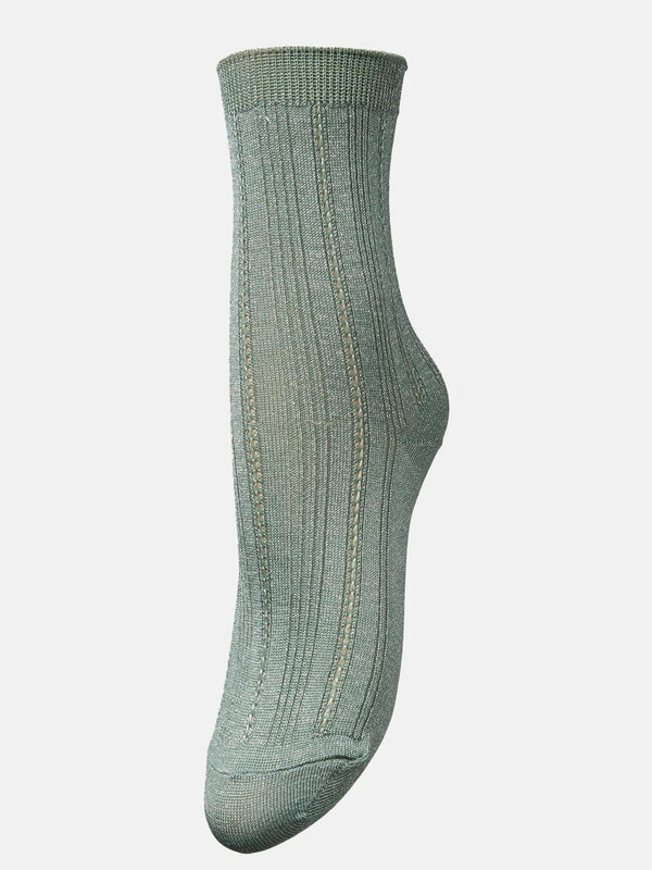 Glitter Drake Sock, Green