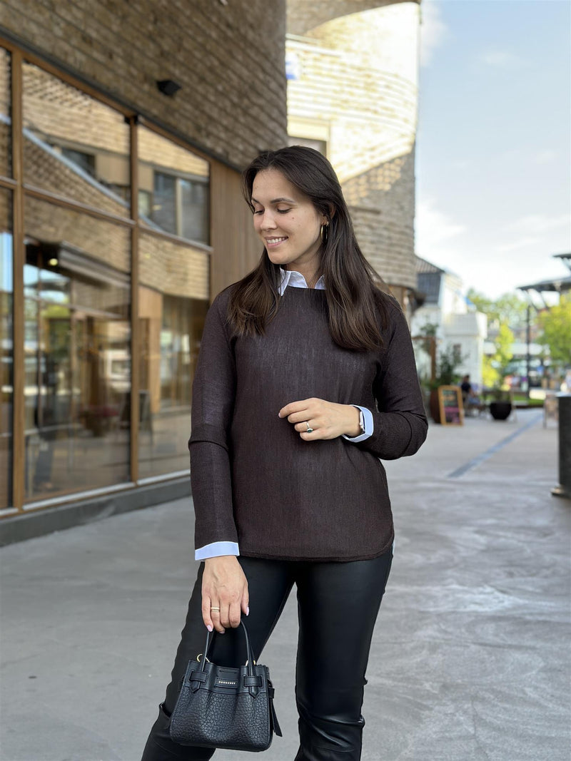 Pippa - Pullover, Brown