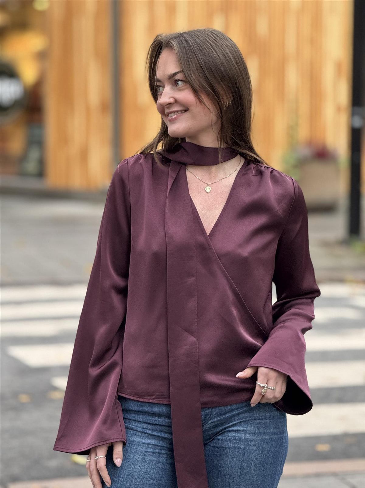 Bea 3, Blouse, Burgunder