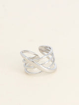 Large ring - Entertified rings, silver