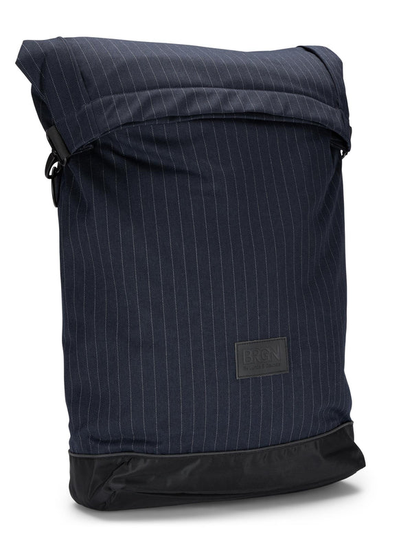 Backpack, Navy Pinstripe