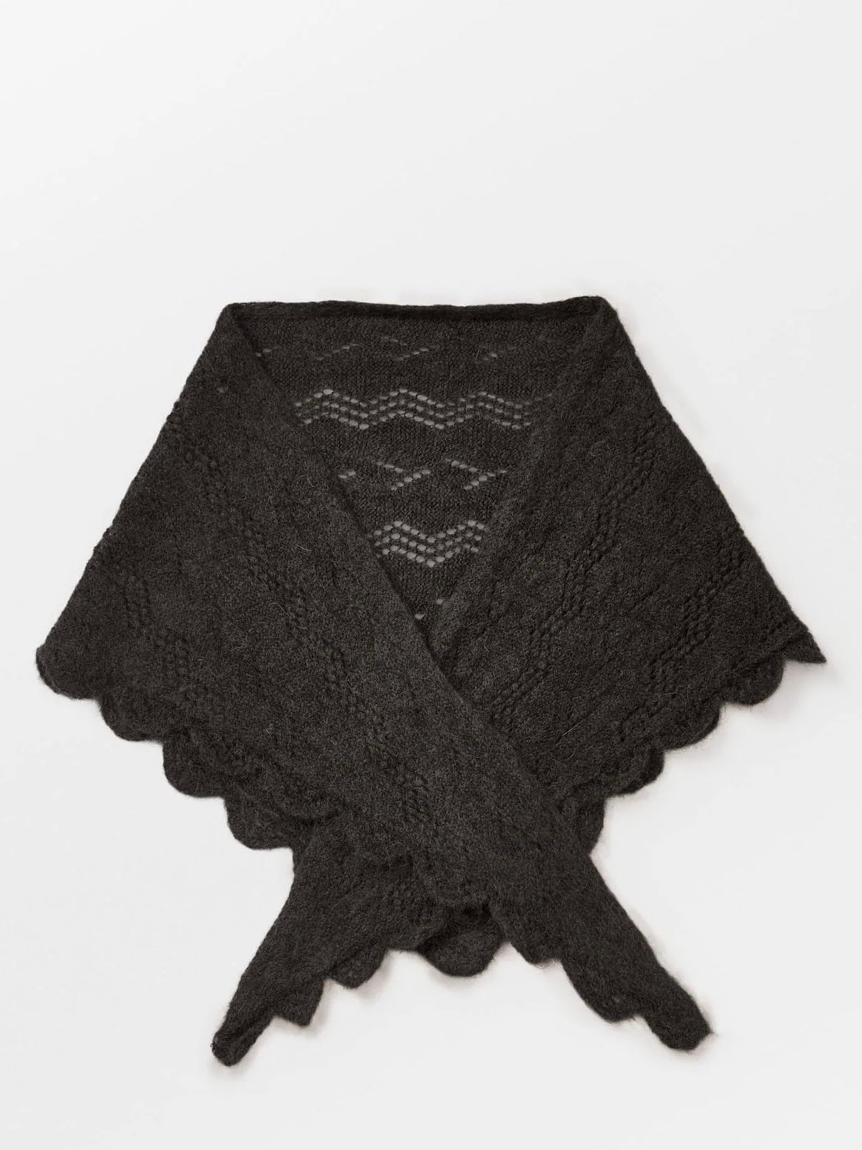 Opany Triangle Scarf, Black