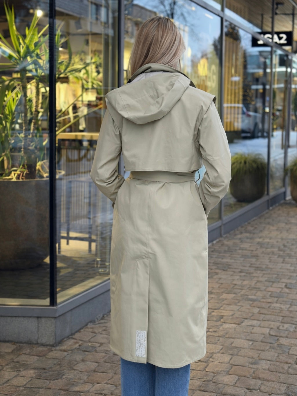 Regndråpe Trench Coat