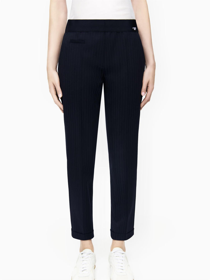 Kim Pant, Pin Stripe Deep Midnight