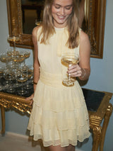 May Solid Chiffon Dress