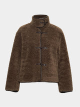 Zola lamb fur jacket, Brown