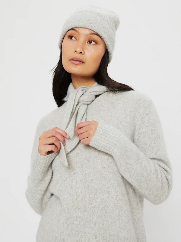 PAULA Scarf, Grey Melange