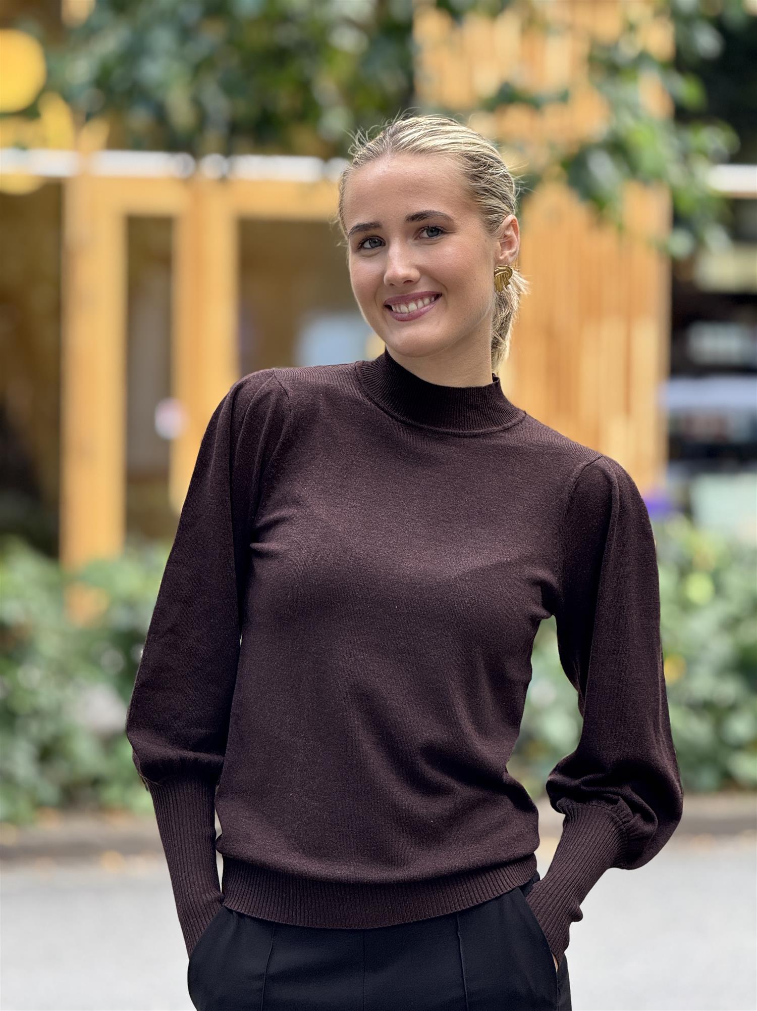 Carli Pullover, Brown