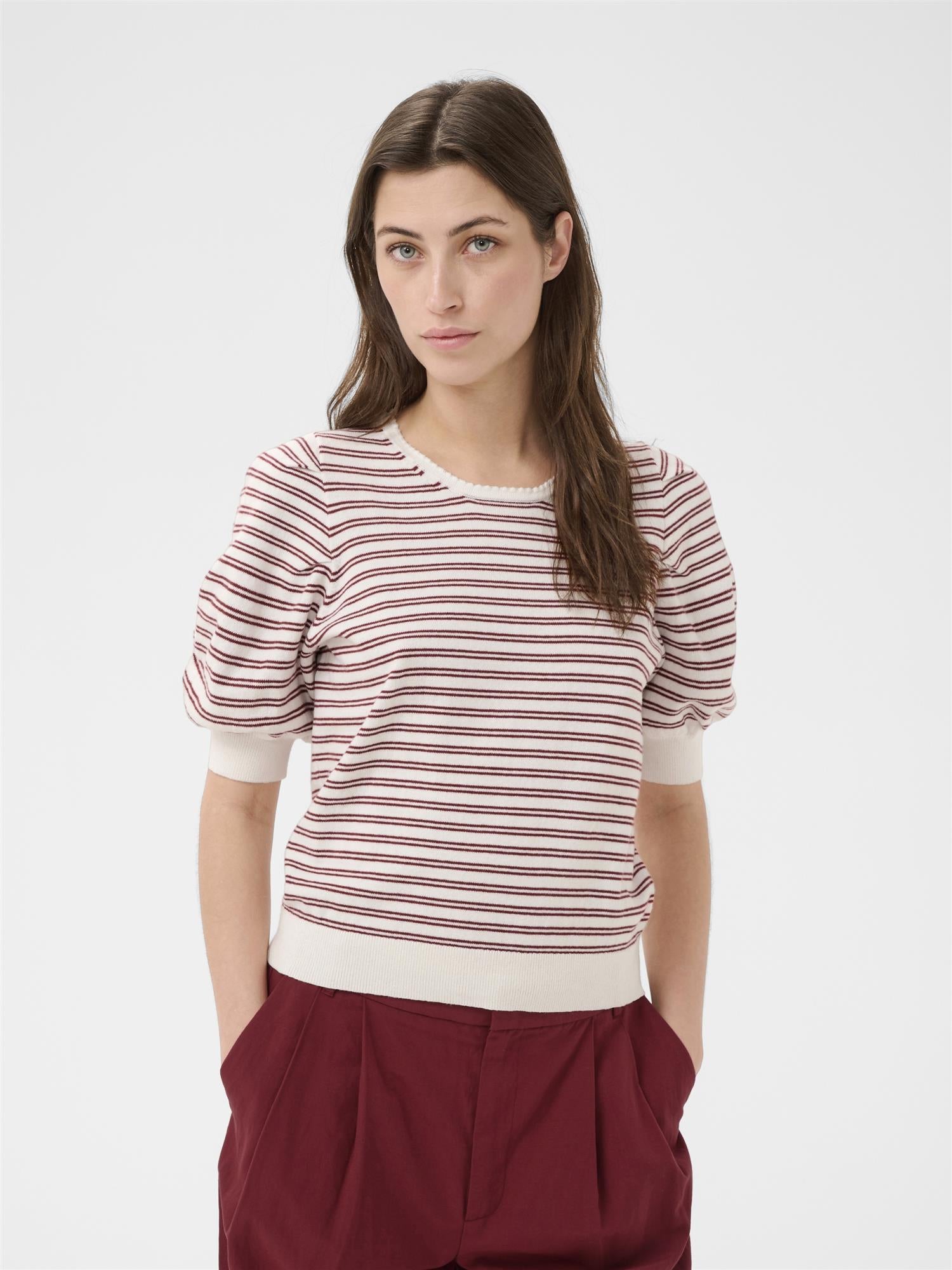 Varaian PW Pullover, Red/White