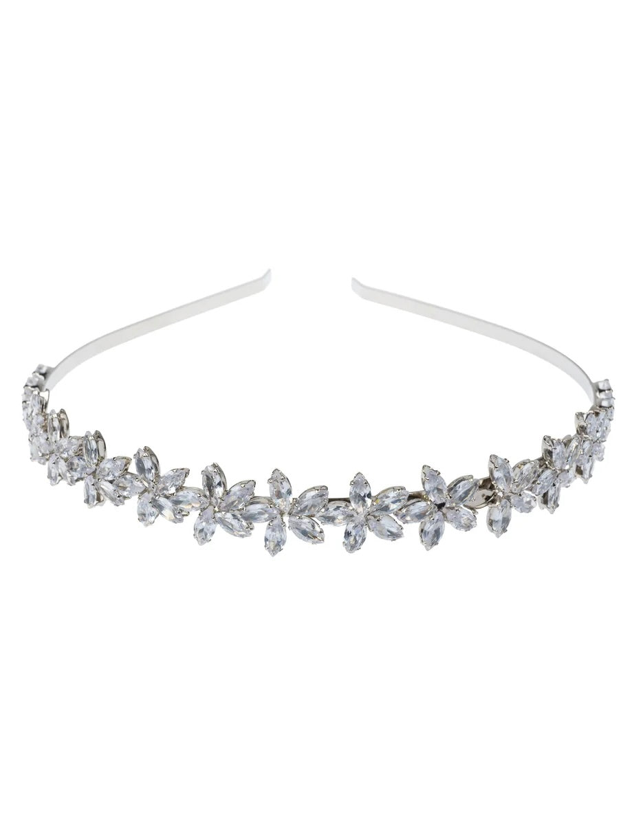 Crystal Hair Band Floral