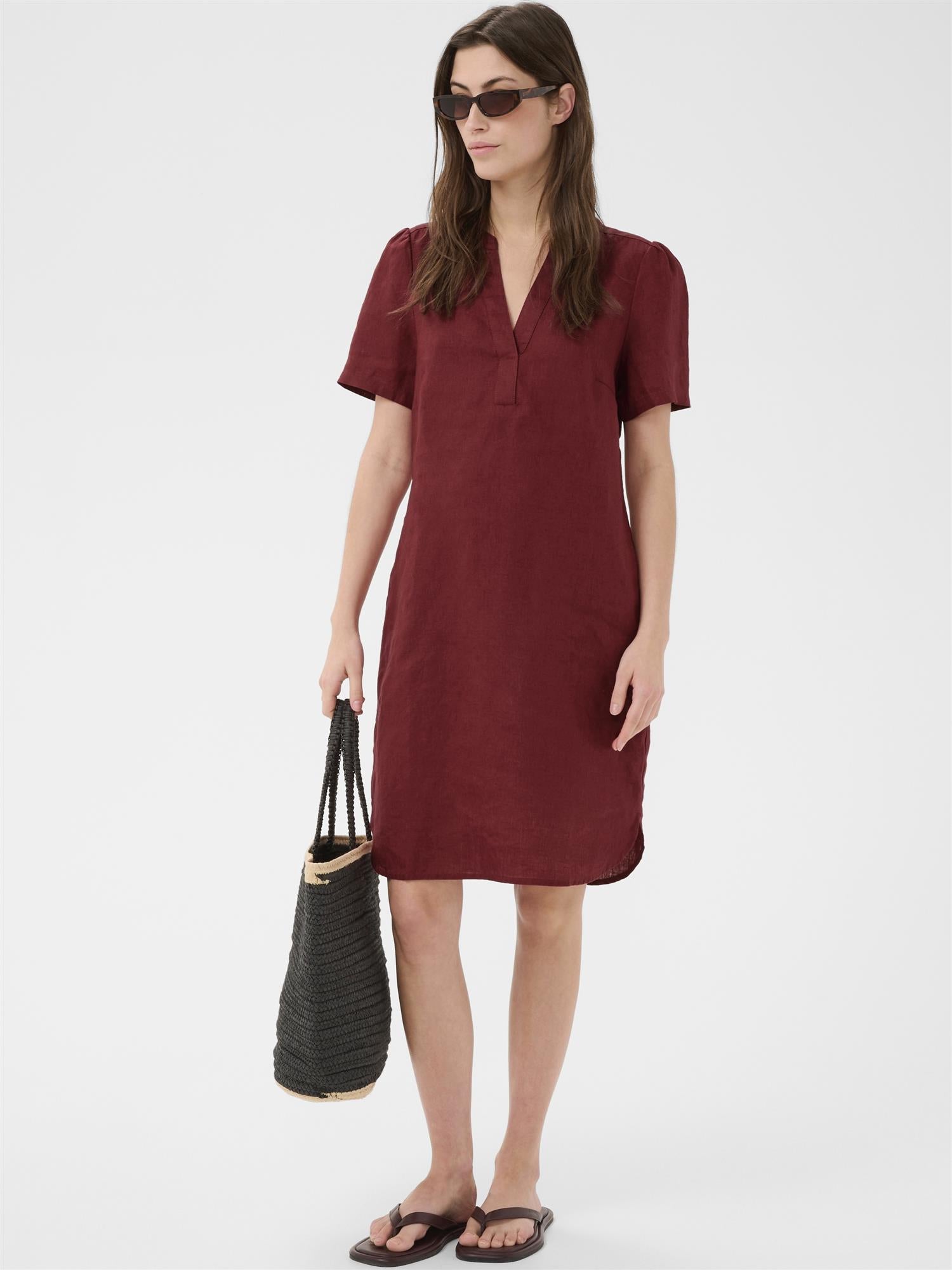 Aminase PW Dress, Red